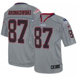 Jerseys Factory Cheap Nike Patriots #87 Rob Gronkowski Lights Ou