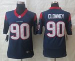 Jerseys Factory Cheap Nike Texans #90 Jadeveon Clowney Navy Blue