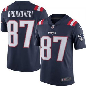 Jerseys Factory Cheap Nike Patriots #87 Rob Gronkowski Navy Blue