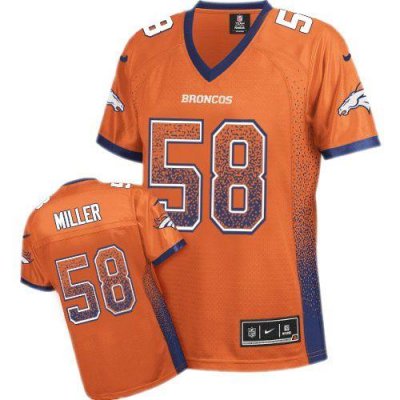 Jerseys Factory Cheap Nike Broncos #58 Von Miller Orange Team Co