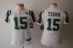 Jerseys Factory Cheap Nike Jets #15 Tim Tebow White Women's Embr