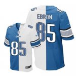 Jerseys Factory Cheap Nike Lions #85 Eric Ebron Blue/White Men's