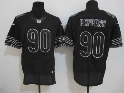 Jerseys Factory Cheap Nike Bears #90 Julius Peppers Black Shadow