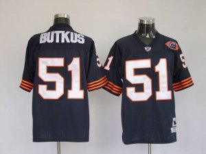 Jerseys Factory Cheap Mitchell & Ness Bears #51 Dick Butkus Blue