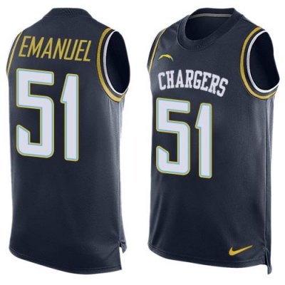 Jerseys Factory Cheap Nike Chargers #51 Kyle Emanuel Navy Blue T