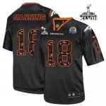 Jerseys Factory Cheap Nike Broncos #18 Peyton Manning New Lights