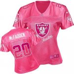Jerseys Factory Cheap Nike Raiders #20 Darren McFadden Pink Wome