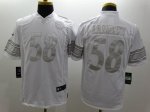 Jerseys Factory Cheap Nike Steelers #58 Jack Lambert White Men's
