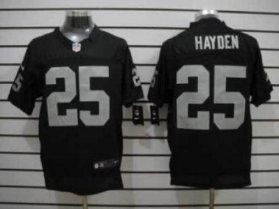 Jerseys Factory Cheap Nike Raiders #25 D.J. Hayden Black Team Co