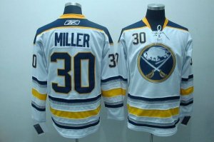 Jerseys Factory Cheap Sabres #30 Ryan Miller Embroidered White T