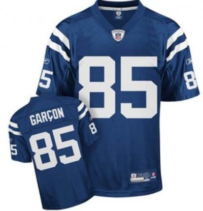 Jerseys Factory Cheap Colts #85 Pierre Garcon Blue Embroidered Y