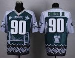 Jerseys Factory Cheap Nike Eagles #90 Marcus Smith II Midnight G