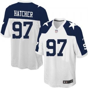 Jerseys Factory Cheap Nike Cowboys #97 Jason Hatcher White Thank