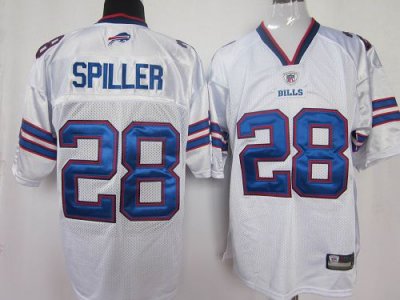 Jerseys Factory Cheap Bills #28 C.J. Spiller White 2011 New Styl