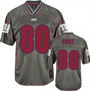 Jerseys Factory Cheap Nike Giants #80 Victor Cruz Grey Men's Sti