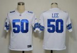 Jerseys Factory Cheap Nike Cowboys #50 Sean Lee White Men's Embr