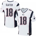 Jerseys Factory Cheap Nike Patriots #18 Matt Slater White Men's