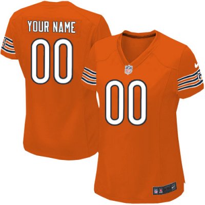 Jerseys Factory Cheap Nike Chicago Bears Customized Orange Embro