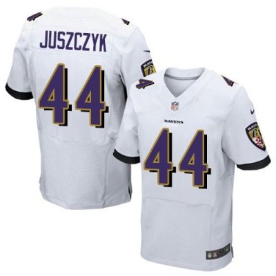 Jerseys Factory Cheap Nike Ravens #44 Kyle Juszczyk White Men's