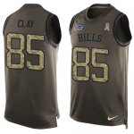 Jerseys Factory Cheap Nike Bills #85 Charles Clay Green Men's St