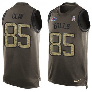 Jerseys Factory Cheap Nike Bills #85 Charles Clay Green Men's St