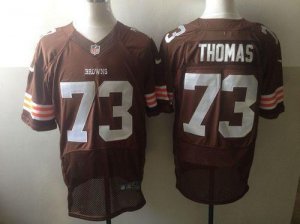 Jerseys Factory Cheap Nike Browns #73 Joe Thomas Brown Team Colo