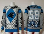 Jerseys Factory Cheap Nike Panthers #59 Luke Kuechly Blue/Grey M