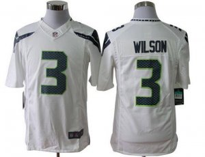 Jerseys Factory Cheap Nike Seahawks #3 Russell Wilson White Men'