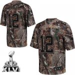 Jerseys Factory Cheap Patriots #12 Tom Brady Camouflage Realtree
