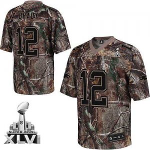 Jerseys Factory Cheap Patriots #12 Tom Brady Camouflage Realtree