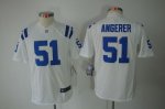 Jerseys Factory Cheap Nike Colts #51 Pat Angerer White Youth Emb