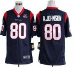 Jerseys Factory Cheap Nike Texans #80 Andre Johnson Navy Blue Te