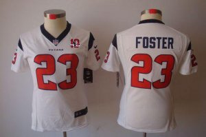 Jerseys Factory Cheap Nike Texans #23 Arian Foster White With 10