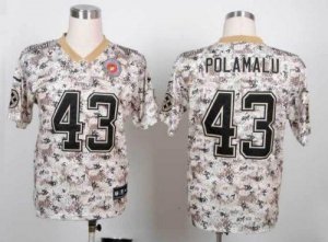 Jerseys Factory Cheap Nike Steelers #43 Troy Polamalu Camo Men's