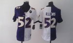 Jerseys Factory Cheap Nike Ravens #52 Ray Lewis Purple/White Wit