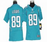Jerseys Factory Cheap Nike Jaguars #89 Marcedes Lewis Teal Green