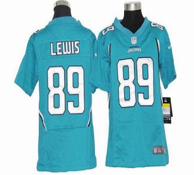 Jerseys Factory Cheap Nike Jaguars #89 Marcedes Lewis Teal Green