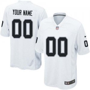 Jerseys Factory Cheap Nike Oakland Raiders Customized White Embr