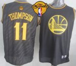 Jerseys Factory Cheap Warriors #11 Klay Thompson Black Precious