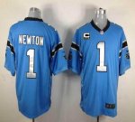 Jerseys Factory Cheap Nike Panthers #1 Cam Newton Blue Alternate