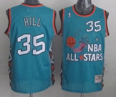 Jerseys Factory Cheap Mitchell And Ness Pistons #35 Grant Hill L