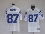 Jerseys Factory Cheap Colts #87 Reggie Wayne White Stitched NFL