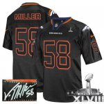 Jerseys Factory Cheap Nike Broncos #58 Von Miller Lights Out Bla