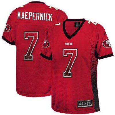 Jerseys Factory Cheap Nike 49ers #7 Colin Kaepernick Red Team Co