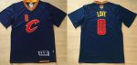 Jerseys Factory Cheap Cavaliers #0 Kevin Love Navy Blue Short Sl