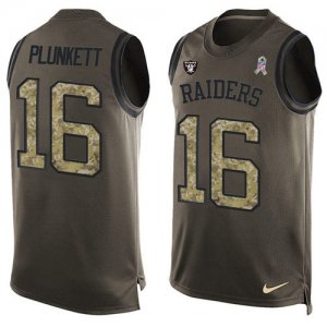 Jerseys Factory Cheap Nike Raiders #16 Jim Plunkett Green Men's
