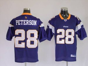 Jerseys Factory Cheap Vikings #28 Adrian Peterson Purple Stitche