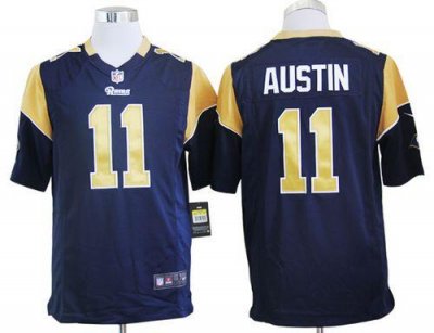 Jerseys Factory Cheap Nike Rams #11 Tavon Austin Navy Blue Team
