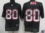 Jerseys Factory Cheap Sideline Black United 49ers #80 Jerry Rice