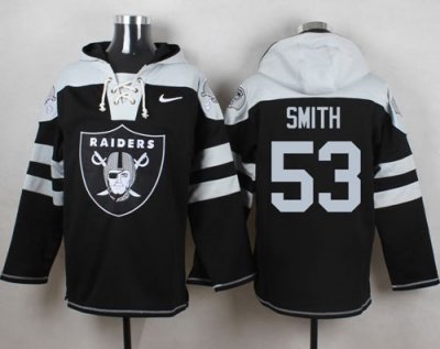 Jerseys Factory Cheap Nike Raiders #53 Malcolm Smith Black Playe